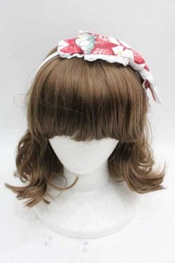 画像2: Angelic Pretty / Strawberry Dollカチューシャ  シロ I-25-09-13-122-AP-AC-HD-ZI