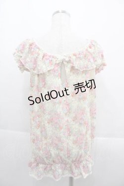 画像2: LIZ LISA / フラワーレーストップス  イエローXピンク I-25-09-13-016-LO-TO-HD-ZT197