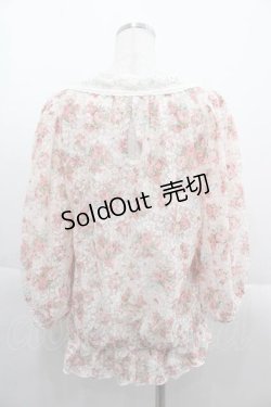 画像2: LIZ LISA / フラワーレース半袖ブラウス  ピンク I-25-09-13-022-LO-BL-HD-ZT205
