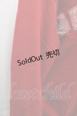 画像3: PINK HOUSE / ギンガムチェックロゴワッペントレーナー  レッド I-25-09-13-027-LO-TO-HD-ZI