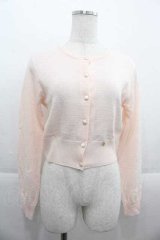 MILK / Lessonカーデ  ピーチピンク I-25-09-13-005-ML-TO-HD-ZI