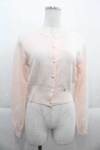 MILK / Lessonカーデ  ピーチピンク I-25-09-13-005-ML-TO-HD-ZI