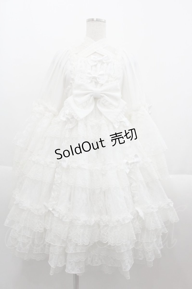 画像1: metamorphose / 追憶の姫君 ドレス 1 白 I-25-09-15-046-ME-OP-HD-ZI (1)