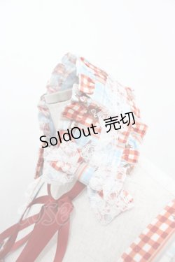 画像3: metamorphose / 【プラスサイズ】Happy Seving Time ジャンパースカート＋ヘッドドレスセット プラスサイズ サックスアカ I-25-09-15-047-ME-OP-HD-ZI