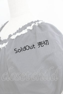 画像4: Physical Drop / リボン半袖ワンピース  黒X白 I-25-09-15-052-LO-OP-HD-ZI