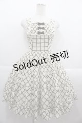 Innocent World / ショコラクラシックジャンパースカート  生成りＸブラウン I-25-09-15-053-IW-OP-HD-ZI