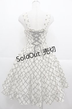 画像2: Innocent World / ショコラクラシックジャンパースカート  生成りＸブラウン I-25-09-15-053-IW-OP-HD-ZI