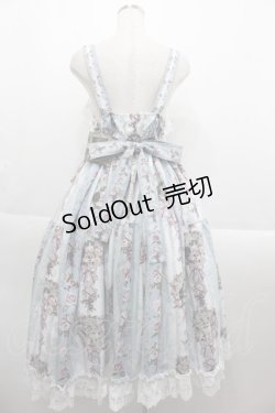 画像2: RoyalPrincessAlice / Rococo Rose Catジャンパースカート  ブルー I-25-09-15-054-LO-OP-HD-ZI