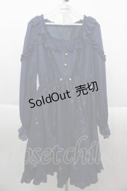 画像1: To Alice / 星座柄ワンピース S ネイビーXゴールド I-25-09-15-055-LO-OP-HD-ZI