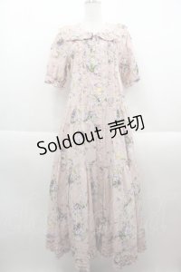 PINK HOUSE / リトルヴァイオレットプリントワンピース  ピンク I-25-09-15-068-LO-OP-HD-ZI