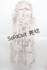 PINK HOUSE / ウィンターフォレストトリートプリントワンピース  ピンク I-25-09-15-069-LO-OP-HD-ZI