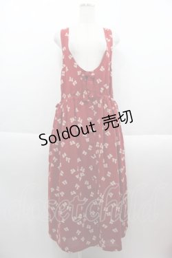 画像1: KETTY / ドットリボンジャンパースカート  赤Ｘ白 I-25-09-15-071-EL-OP-HD-ZI