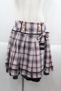 Angelic Pretty / タータンチェックレッスンスカート  ピンク I-25-09-15-072-AP-SK-HD-ZI