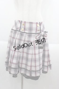 画像1: Angelic Pretty / タータンチェックレッスンスカート  ピンク I-25-09-15-072-AP-SK-HD-ZI