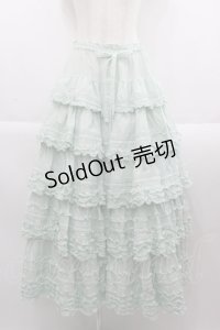 PINK HOUSE / ローンフリルスカート  ハッカ I-25-09-15-074-LO-SK-HD-ZI