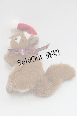 画像1: PINK HOUSE / クリスマスりすぬいぐるみコサージュ  キャラメルブラウン I-25-09-15-082-LO-ZA-HD-ZI