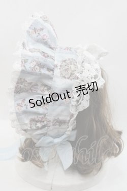 画像2: Royal Princess Alice / Rococo Rose Catボンネット  サックス I-25-09-15-086-LO-AC-HD-ZI