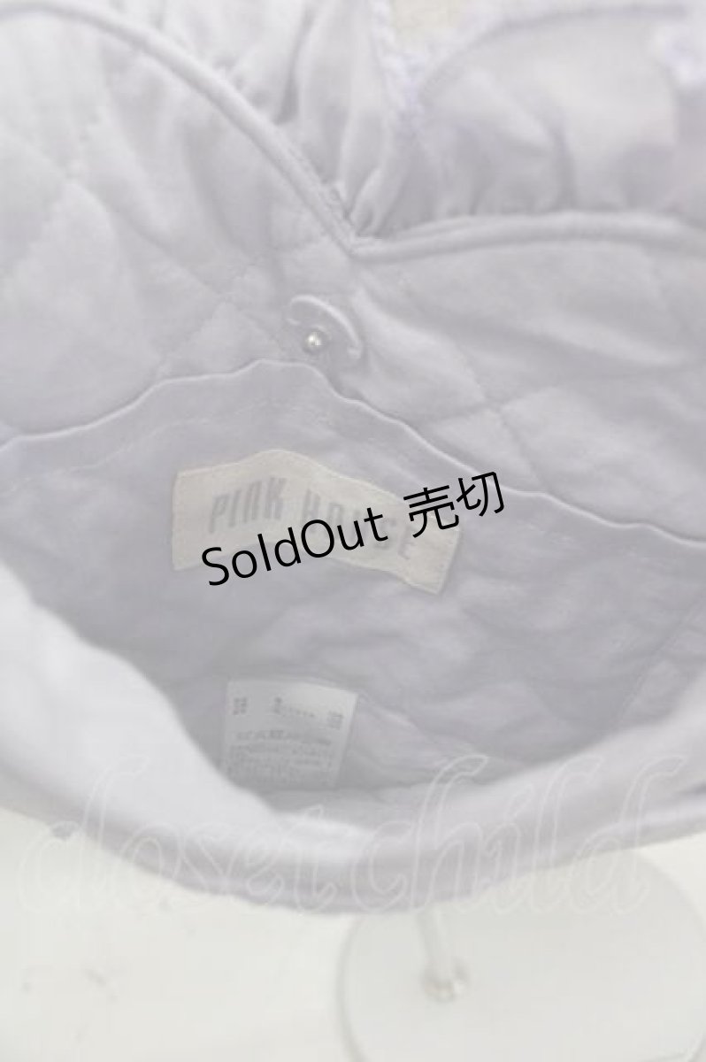 画像4: PINK HOUSE / ハートフリルショルダーバッグ  ラベンダー I-25-09-15-088-LO-BG-HD-ZT684 (4)