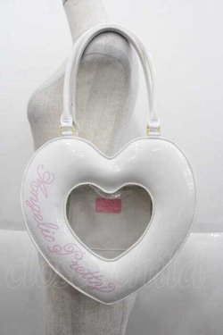 画像1: Angelic Pretty / Decoration Heartトートバッグ  白 I-25-09-15-091-AP-BG-HD-ZI