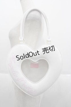 画像1: Angelic Pretty / Decoration Heartトートバッグ  白 I-25-09-15-091-AP-BG-HD-ZI