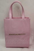 Angelic Pretty / ショッパー風トート  ピンク I-25-09-15-092-AP-BG-HD-ZI