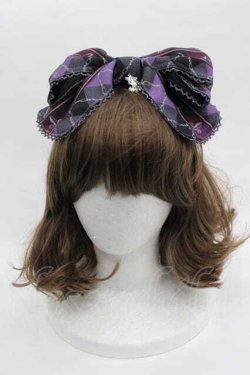画像2: ALICE and the PIRATES / Nostalgic Gift〜くるみ割り人形と大切な想い出〜柄リボンカチューシャ  パープル I-25-09-15-095-PA-AC-HD-ZI