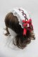 画像1: Angelic Pretty / タータンチェックリボンヘッドドレス  白 I-25-09-15-096-AP-AC-HD-ZI (1)