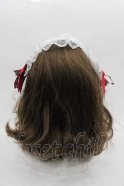 画像3: Angelic Pretty / タータンチェックリボンヘッドドレス  白 I-25-09-15-096-AP-AC-HD-ZI