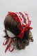 画像1: Angelic Pretty / タータンチェックリボンヘッドドレス  赤 I-25-09-15-097-AP-AC-HD-ZI (1)