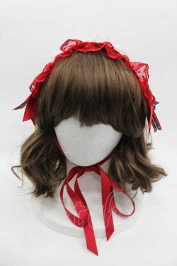 画像2: Angelic Pretty / タータンチェックリボンヘッドドレス  赤 I-25-09-15-097-AP-AC-HD-ZI