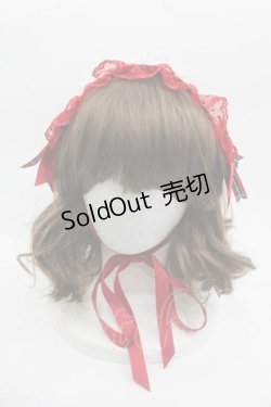 画像2: Angelic Pretty / タータンチェックリボンヘッドドレス  赤 I-25-09-15-097-AP-AC-HD-ZI