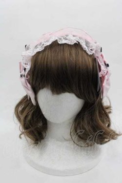 画像2: Angelic Pretty / Heartカチューシャ(無地)  ピンクＸ黒 I-25-09-15-098-AP-AC-HD-ZI