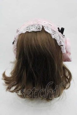画像3: Angelic Pretty / Heartカチューシャ(無地)  ピンクＸ黒 I-25-09-15-098-AP-AC-HD-ZI