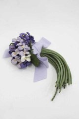PINK HOUSE / ヴァイオレットブーケコサージュ  パープル I-25-09-15-103-LO-AC-HD-ZI