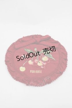 画像1: PINK HOUSE / チェリー刺繍ワッペン  赤 I-25-09-15-113-LO-ZA-HD-ZI