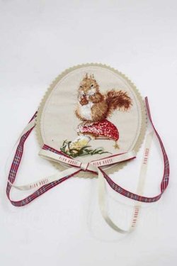 画像1: PINK HOUSE / ウィンターフォレストトリート刺繍ワッペン  ベージュ I-25-09-15-114-LO-ZA-HD-ZI