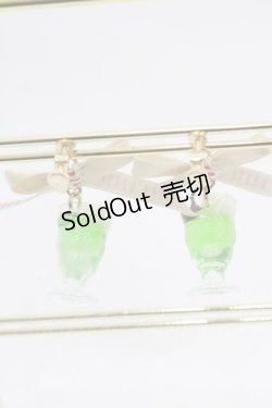 画像2: PINK HOUSE / クリームソーダモチーフイヤリング  グリーン I-25-09-15-115-LO-AC-HD-ZI