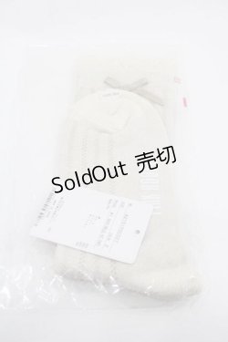 画像2: PINK HOUSE / ロゴリボンフリルソックス  白 I-25-09-15-118-LO-ZA-HD-ZI