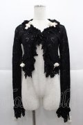 Angelic Pretty / くまちゃん編みぐるみニットボレロ  黒Ｘ白 I-25-09-15-014-AP-TO-HD-ZI