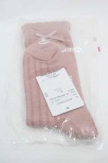 画像2: PINK HOUSE / ロゴリボンフリルソックス  ピンク I-25-09-15-119-LO-ZA-HD-ZI (2)