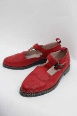 PINK HOUSE / ストラップレザーシューズ 3(M) 赤 I-25-09-15-121-LO-SH-HD-ZI