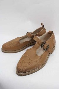 PINK HOUSE / ストラップレザーシューズ 3(M) ブラウン I-25-09-15-122-LO-SH-HD-ZI