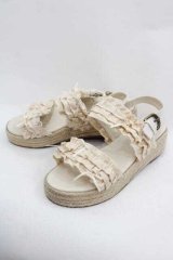 PINK HOUSE / フリルサンダル 3(M) アイボリー I-25-09-15-123-LO-SH-HD-ZI