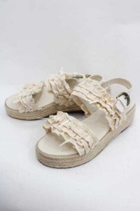 PINK HOUSE / フリルサンダル 3(M) アイボリー I-25-09-15-123-LO-SH-HD-ZI