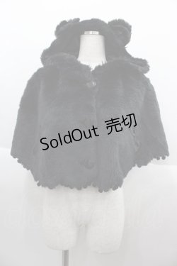 画像1: Angelic Pretty / ねこみみフードケープ  黒 I-25-09-15-017-AP-JA-HD-ZI