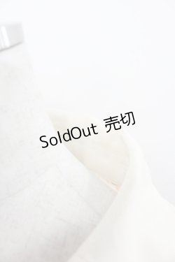 画像3: Lizmelo / 裏地ロゴプリントコート  アイボリー I-25-09-15-022-LO-CO-HD-ZI