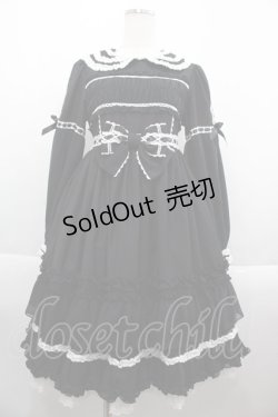 画像1: Angelic Pretty / オルゴールDollワンピース  黒ｘ白 I-25-09-15-027-AP-OP-HD-ZI