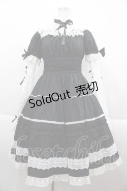 画像1: Angelic Pretty / Eternal Dollワンピース  黒Ｘ白 I-25-09-15-028-AP-OP-HD-ZI
