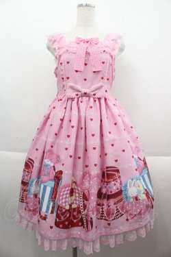 画像1: Angelic Pretty / Lovely Toyboxジャンパースカート  ピンク I-25-09-15-029-AP-OP-HD-ZI