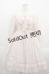 BABY,THE STARS SHINE BRIGHT / Sister Mariaのセーラーワンピース  ピンク I-25-09-15-034-BA-OP-HD-ZS